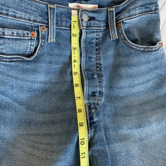 Levi's Ribcage Straight (crop/ short inseam) - Picture 6 of 8